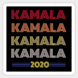 Kamala Retro Colors Design Magnet